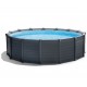 Piscina tubular de grafite Intex 4,78 x h1,24m