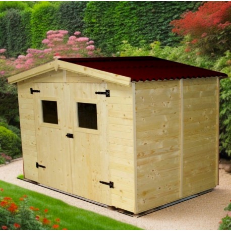 Eden Habrita Holz-Gartenhaus 5m2 mit Boden