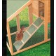 Poulailler de Jardin en bois 5-8 Poules Habrita 2.13m2 bi-corps