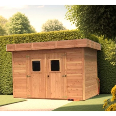 Wooden Garden Shed Dinan 3.4x4.4 Habrita 14,80m2