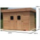 Gartenhaus aus Holz Dinan 3.4x4.4 Habrita 14,80m2