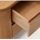 Ash Wood Nightstand and Drawer 55x50 Saly VeryForma