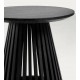 Table d'appoint en bois mindi noir Jet 50cm VeryForma