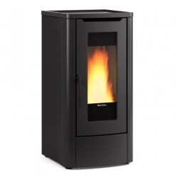 La Nordica Extraflame Dahiana VFS 10 kW Ventilated Pellet Stove Black