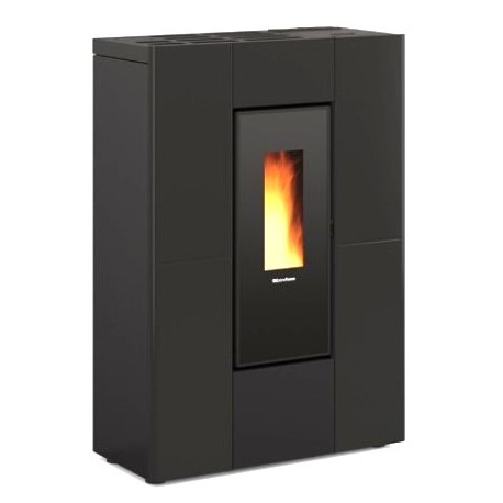 Poêle à granulés La Nordica Extraflame Marilena Plus AD 8kW étroit Noir