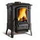 Nordica Extraflame Fedora 8,3kW Staal Houtkachel Zwart