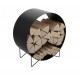 Log Rack Lutèce Black Nineteen Design