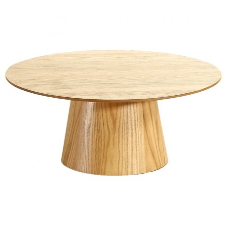 Table Basse Ronde Olen placage en bois de chêne VeryForma