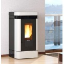 Salamandra a pellets Lucia Plus 12 kW La Nordica Extraflame Branco