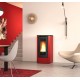 Dahiana Plus VFS 10 kW Ducted Pellet Stove La Nordica Extraflame Bordeaux