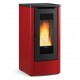 Poêle à granulés canalisé Dahiana Plus VFS 10 kW La Nordica Extraflame Bordeaux