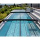 Linea Flat Copertura Piscina Abrilios Telescopica per Piscina 600x300