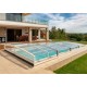 Linea Flat Pool Enclosure Abrilios Telescopic for Pool 600x300