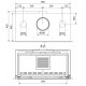 Ferlux F-900 Large 11,8 kW Inserto in legno turboventilato