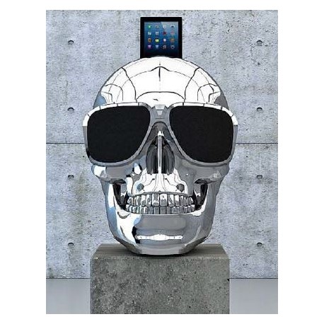 AeroSkull HD Plus Altoparlante Bluetooth Jarre Technologies Crome Argento